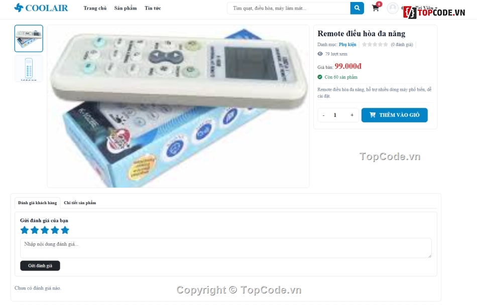 web bán quạt,bán web,điều hòa